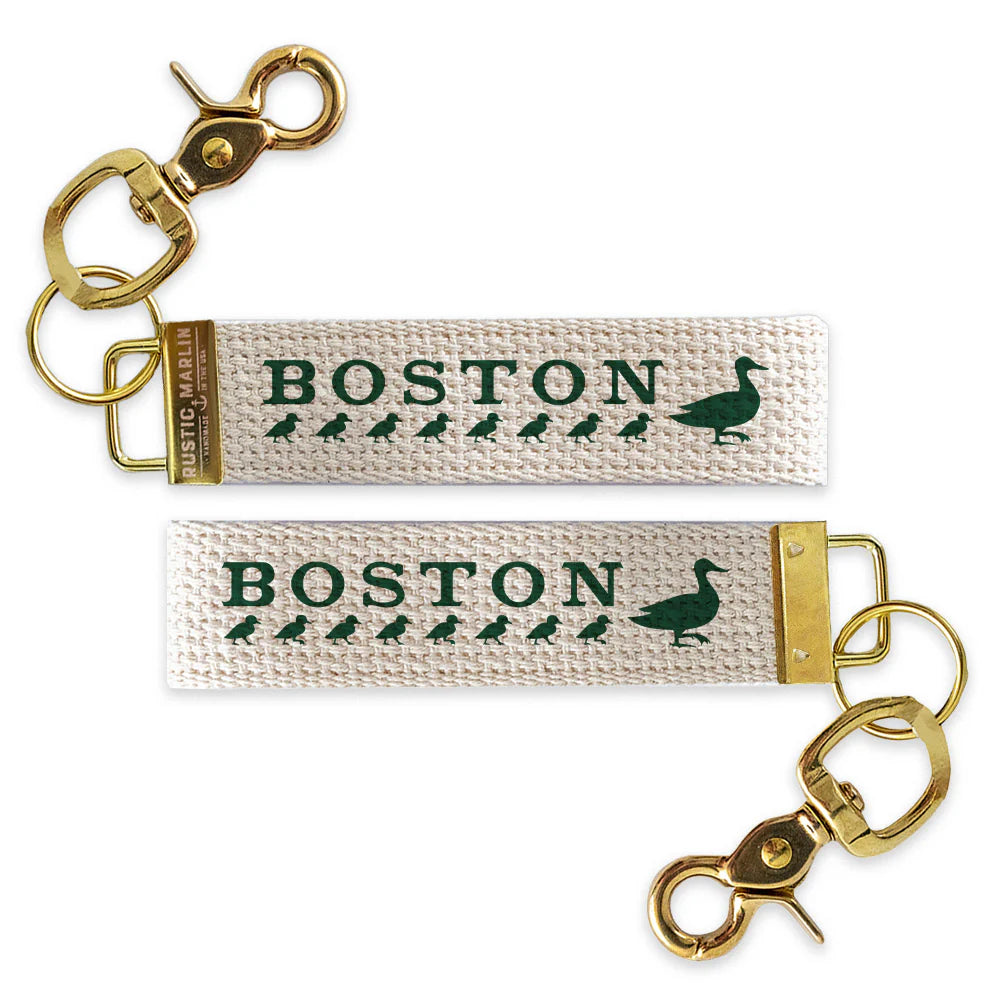 Boston Duckling Wristlet Keychain | Public Garden Souvenir
