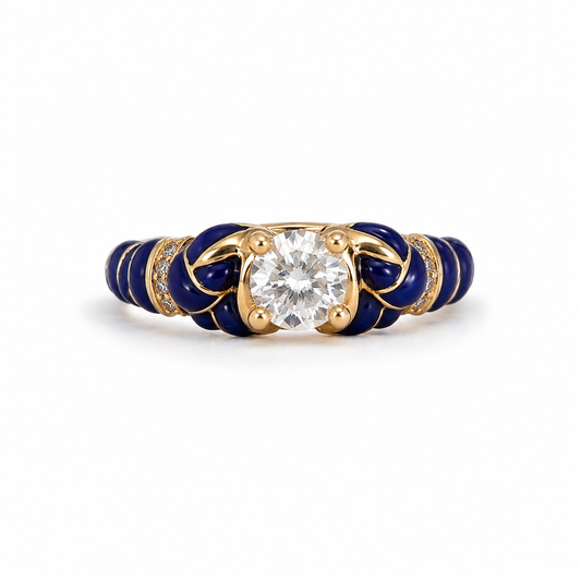 Blue Lobster Ring