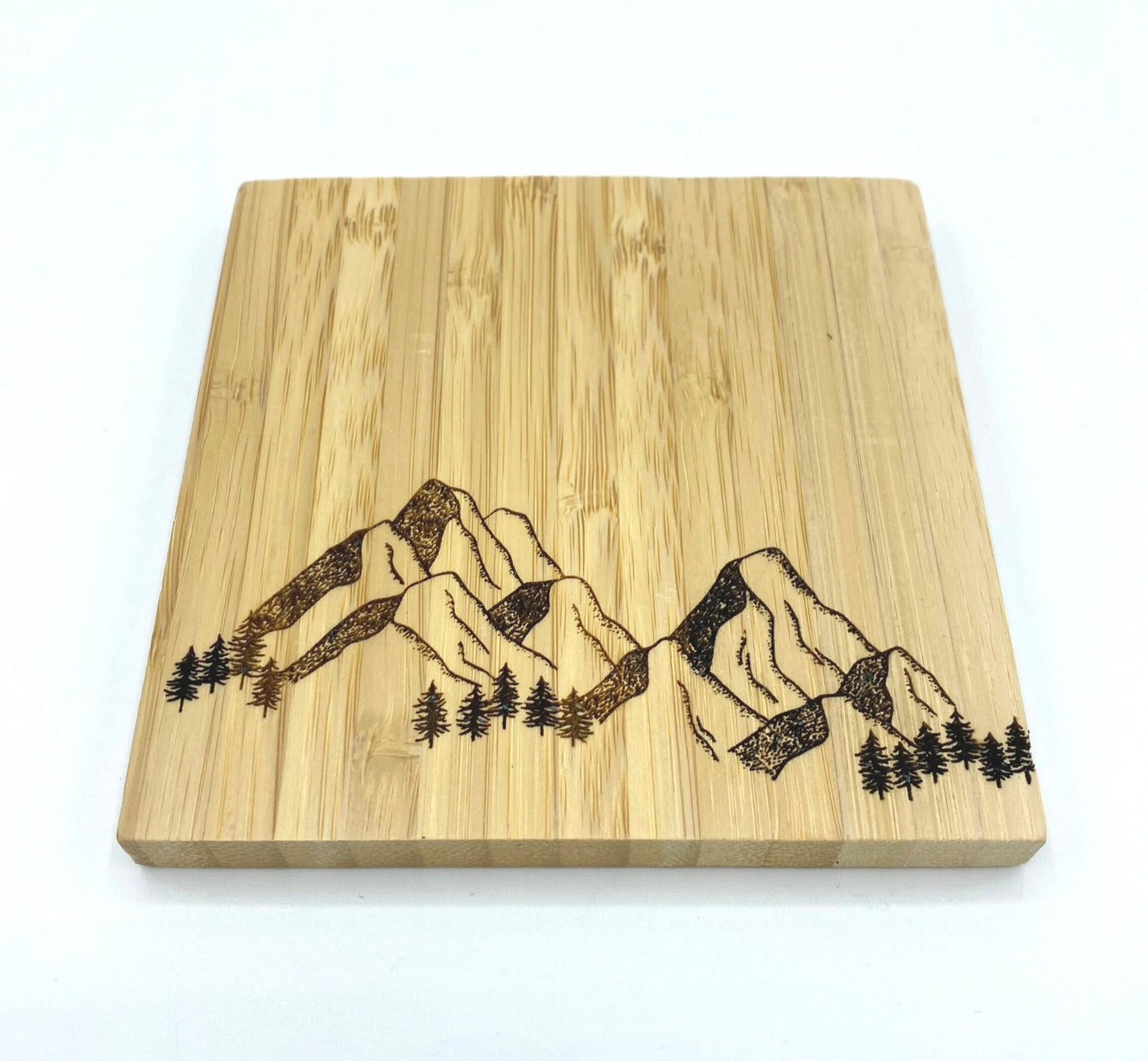 Bamboo and Slate Lodge Coasters - Set of 4 image 3