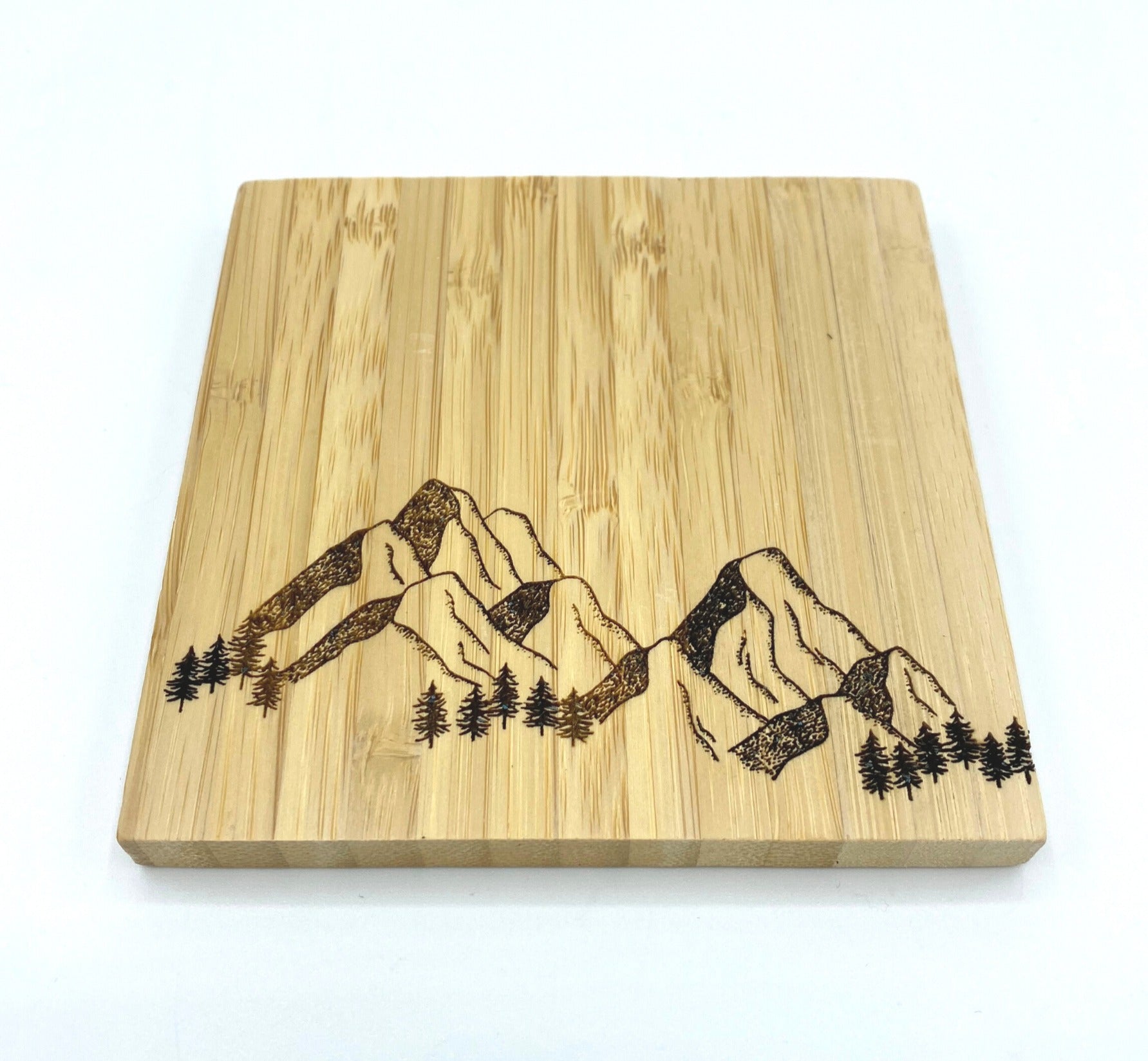 Bamboo and Slate Lodge Coasters - Set of 4 image 3