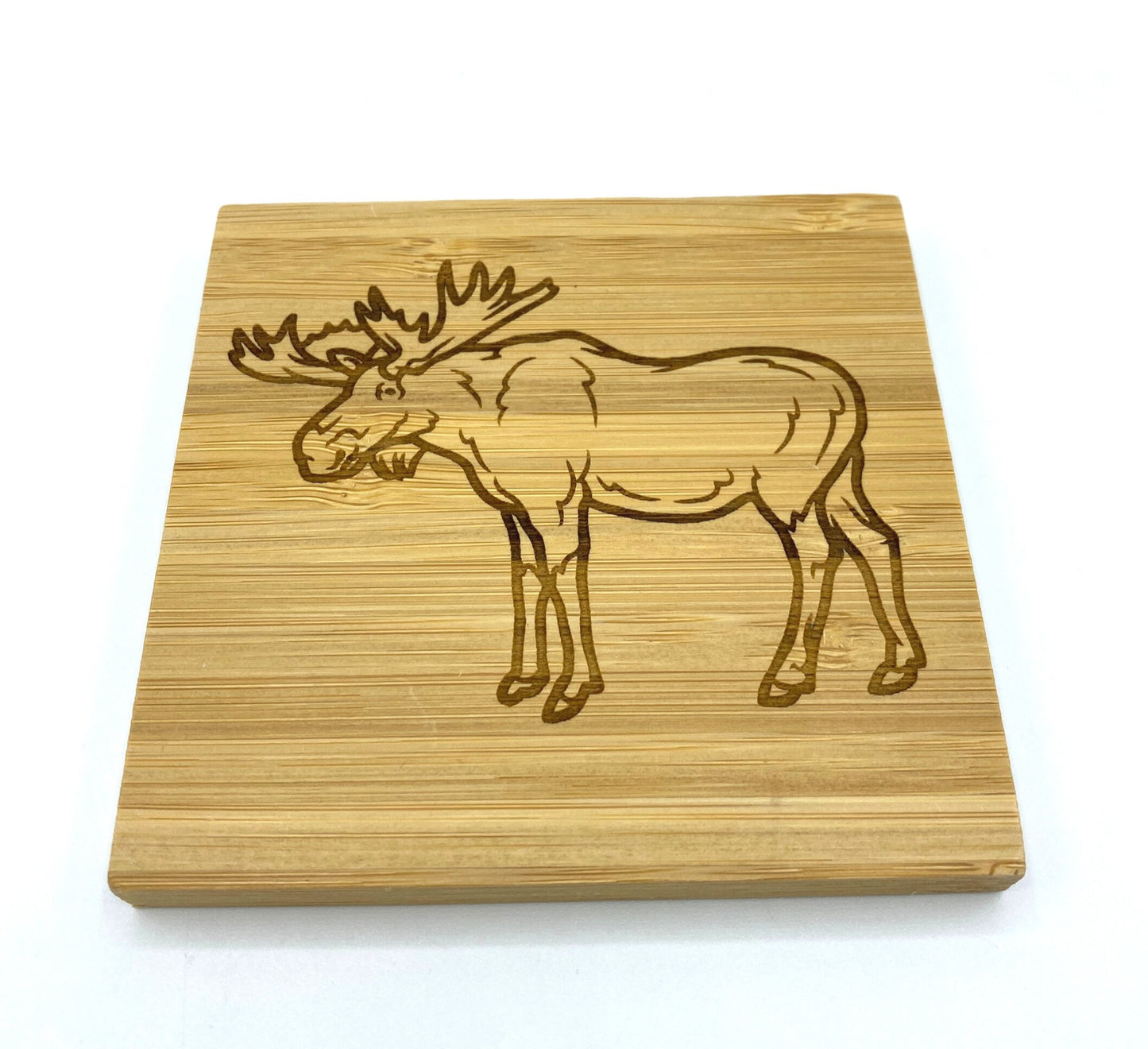 Bamboo and Slate Lodge Coasters - Set of 4 image 4