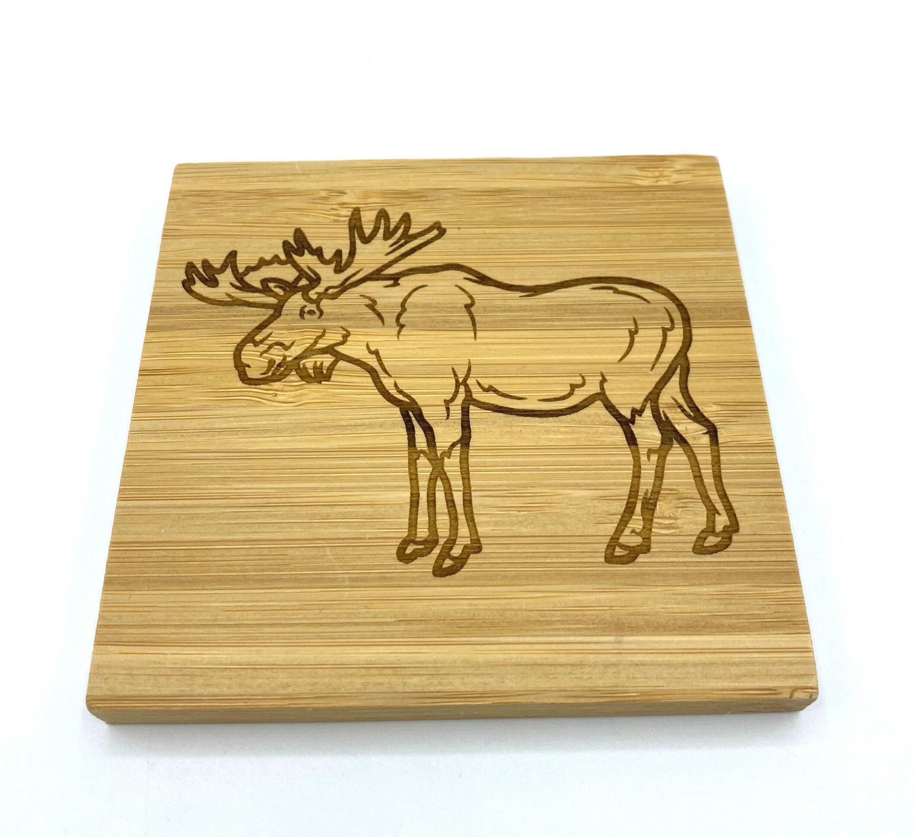Bamboo and Slate Lodge Coasters - Set of 4 image 4