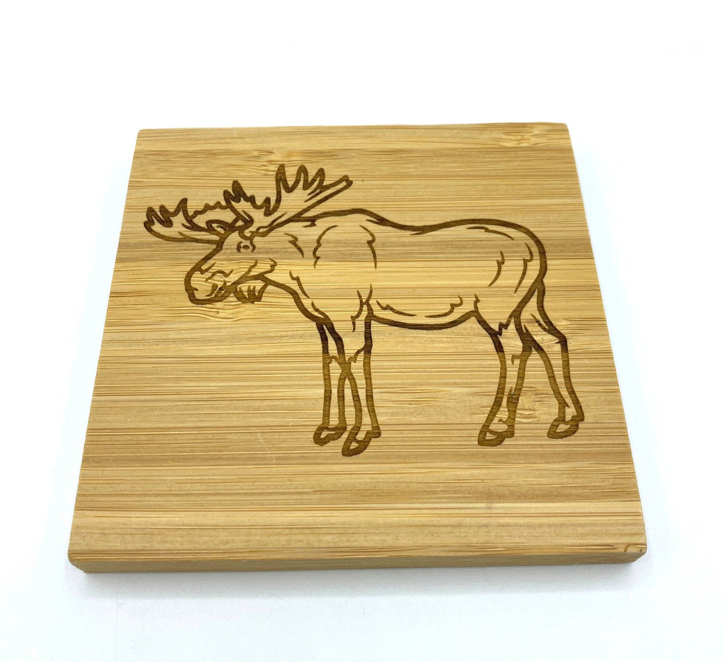 Bamboo and Slate Lodge Coasters - Set of 4 image 4
