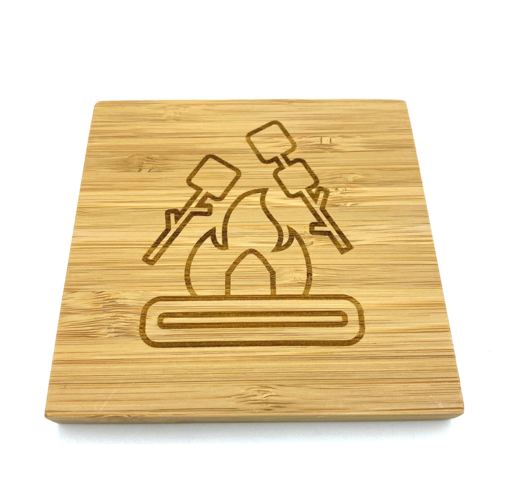 Bamboo and Slate Lodge Coasters - Set of 4 image 5