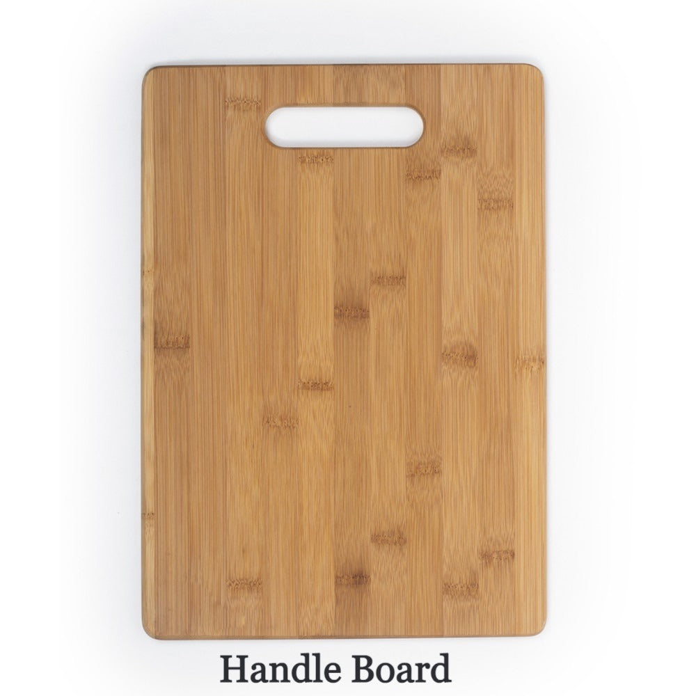 Bamboo Custom Handwriting Wine Bottle Cutting Board image 5