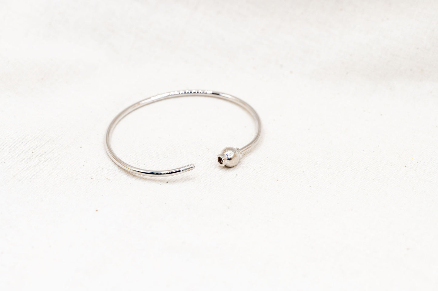 Single Ball Cape Cod Bracelet in Sterling Silver