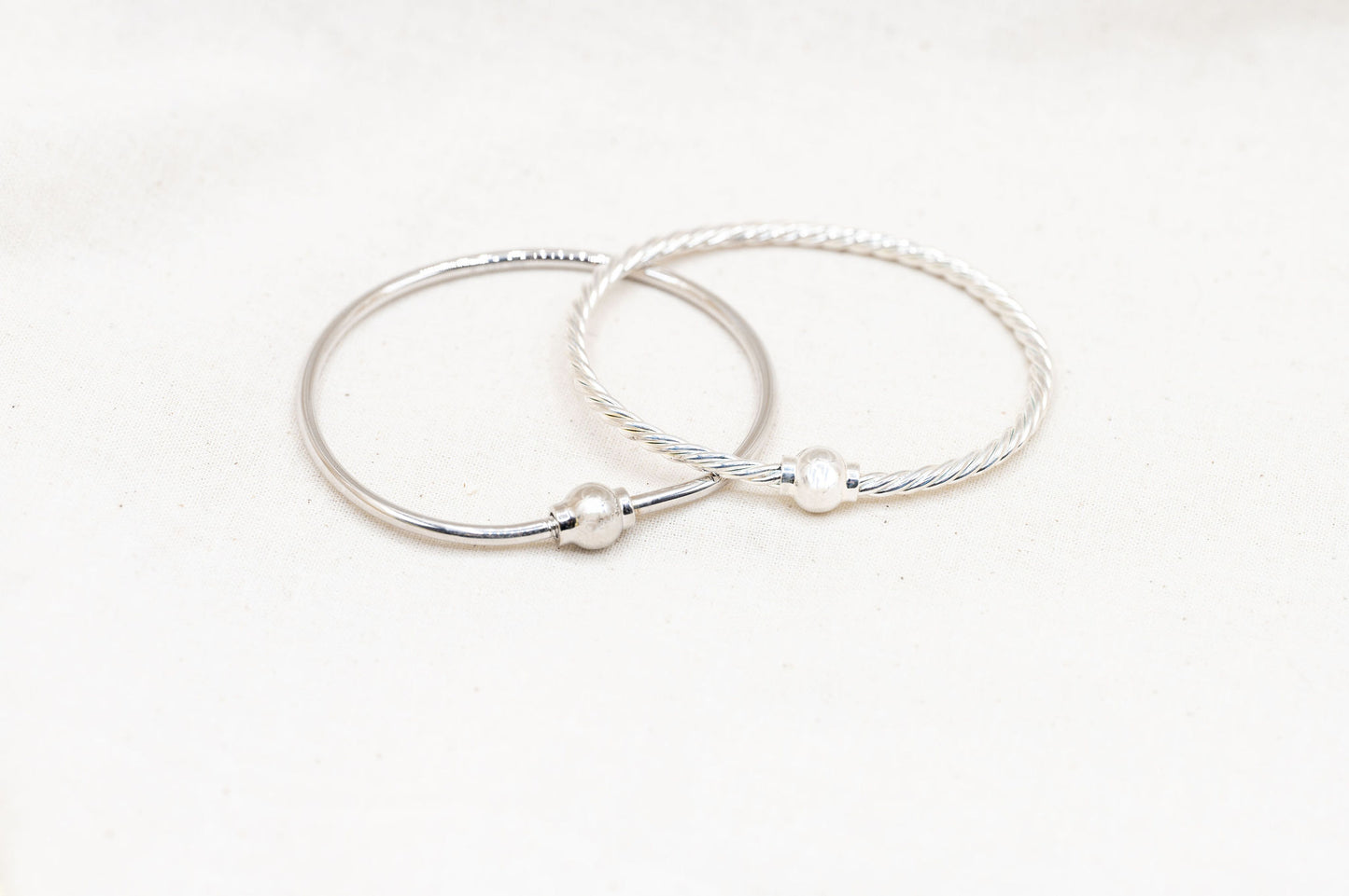 Single Ball Cape Cod Bracelet in Sterling Silver