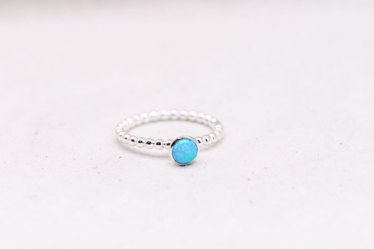 Sterling Silver Opal Ring